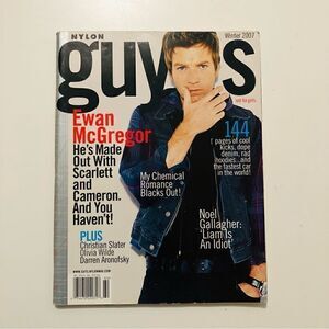 Vintage Nylon Guys Magazine Ewan McGregor Cover